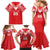 Custom Tahiti Football Family Matching Mermaid Dress and Hawaiian Shirt Coat Of Arms Polynesian Tribal Pattern