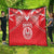 Tahiti Football Quilt Coat Of Arms Polynesian Tribal Pattern