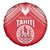 Tahiti Football Spare Tire Cover Coat Of Arms Polynesian Tribal Pattern