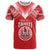 Custom Tahiti Football T Shirt Coat Of Arms Polynesian Tribal Pattern