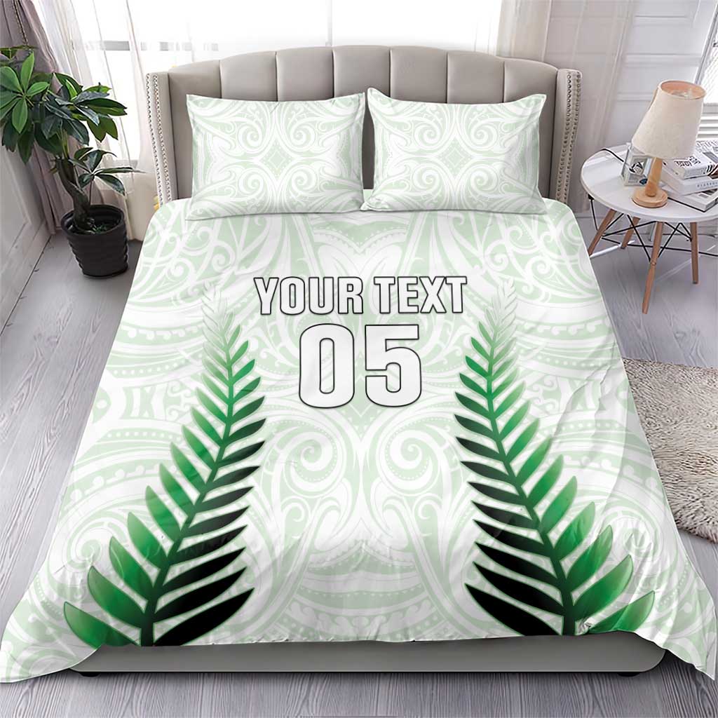 Custom New Zealand Fern Football Bedding Set Simple Style LT05 - Polynesian Pride