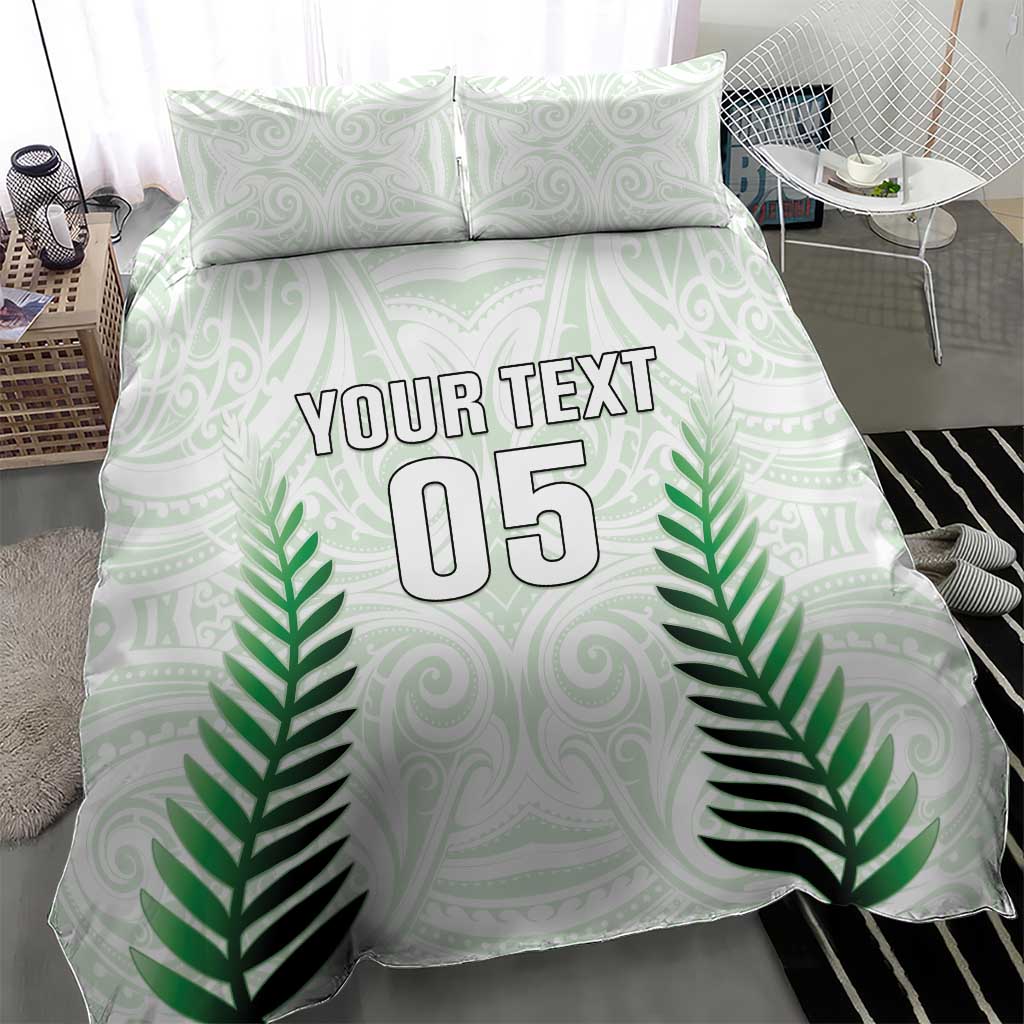 Custom New Zealand Fern Football Bedding Set Simple Style LT05 - Polynesian Pride