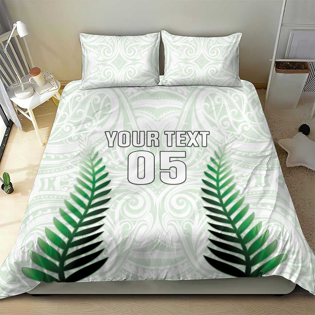 Custom New Zealand Fern Football Bedding Set Simple Style LT05 - Polynesian Pride