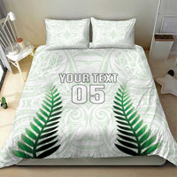 Custom New Zealand Fern Football Bedding Set Simple Style LT05 - Polynesian Pride