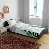 Custom New Zealand Fern Football Bedding Set Simple Style LT05 - Polynesian Pride