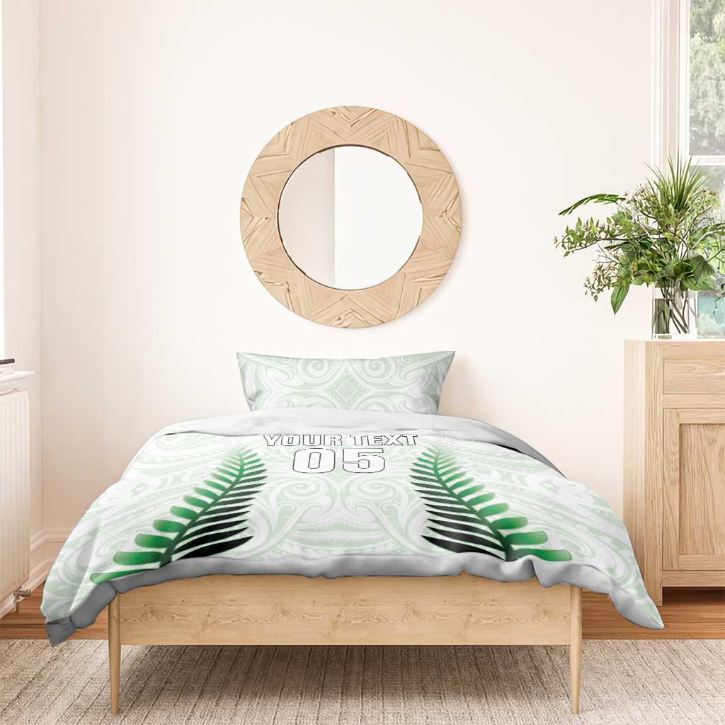 Custom New Zealand Fern Football Bedding Set Simple Style LT05 - Polynesian Pride