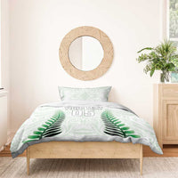 Custom New Zealand Fern Football Bedding Set Simple Style LT05 - Polynesian Pride