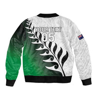 Custom New Zealand Football Bomber Jacket Go Aotearoa LT05 - Polynesian Pride