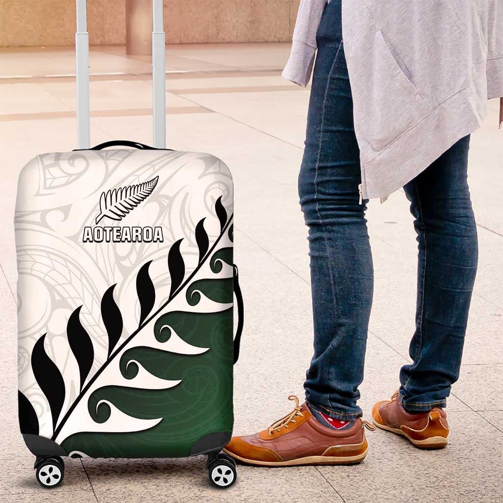 New Zealand Football Luggage Cover Go Aotearoa LT05 Green - Polynesian Pride