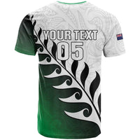 Custom New Zealand Football T Shirt Go Aotearoa LT05 - Polynesian Pride