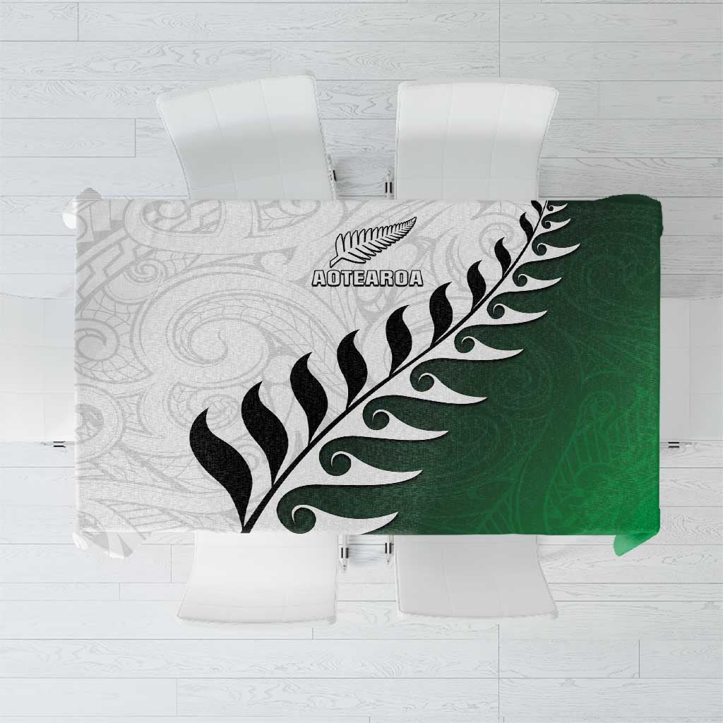 New Zealand Football Tablecloth Go Aotearoa LT05 Green - Polynesian Pride