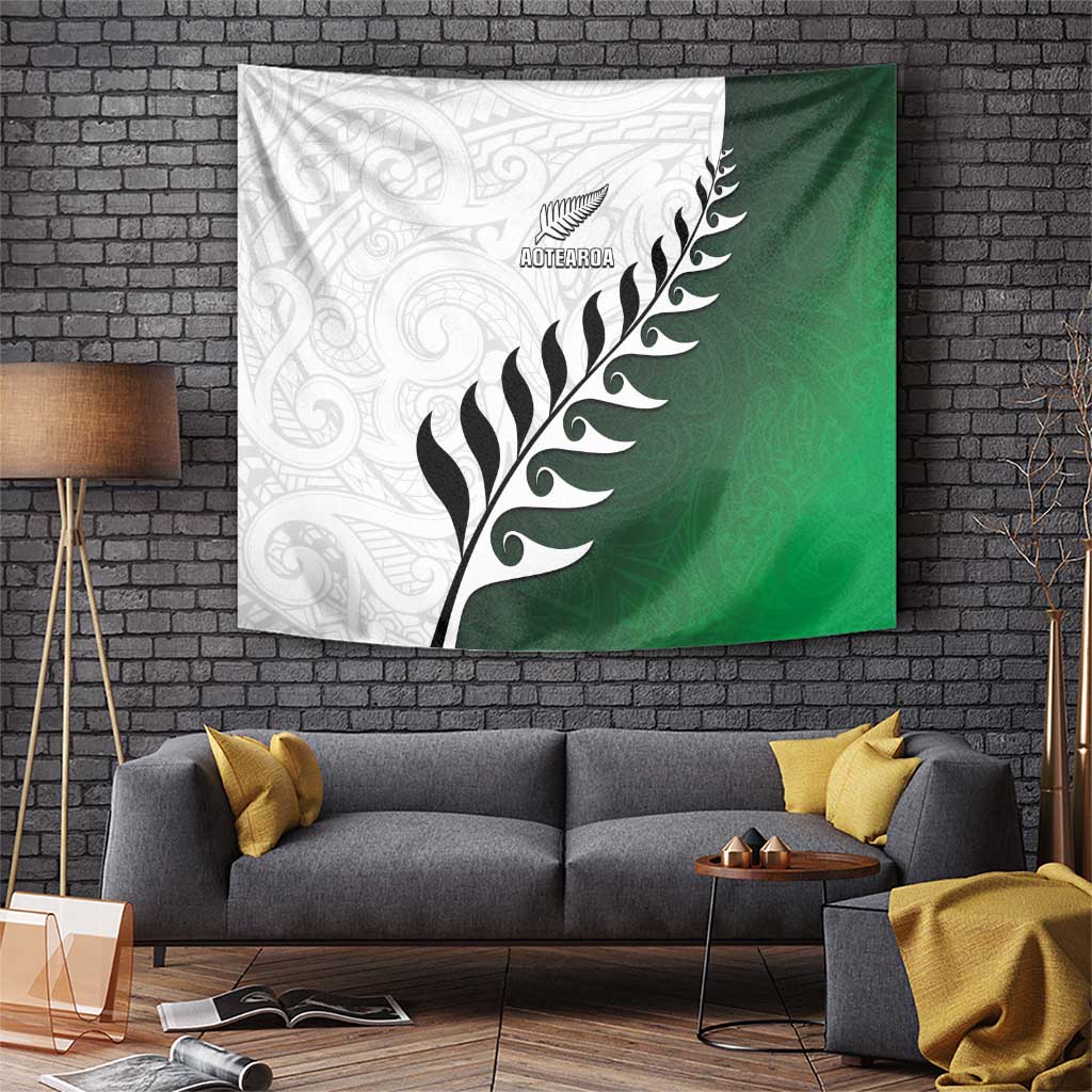New Zealand Football Tapestry Go Aotearoa LT05 Green - Polynesian Pride