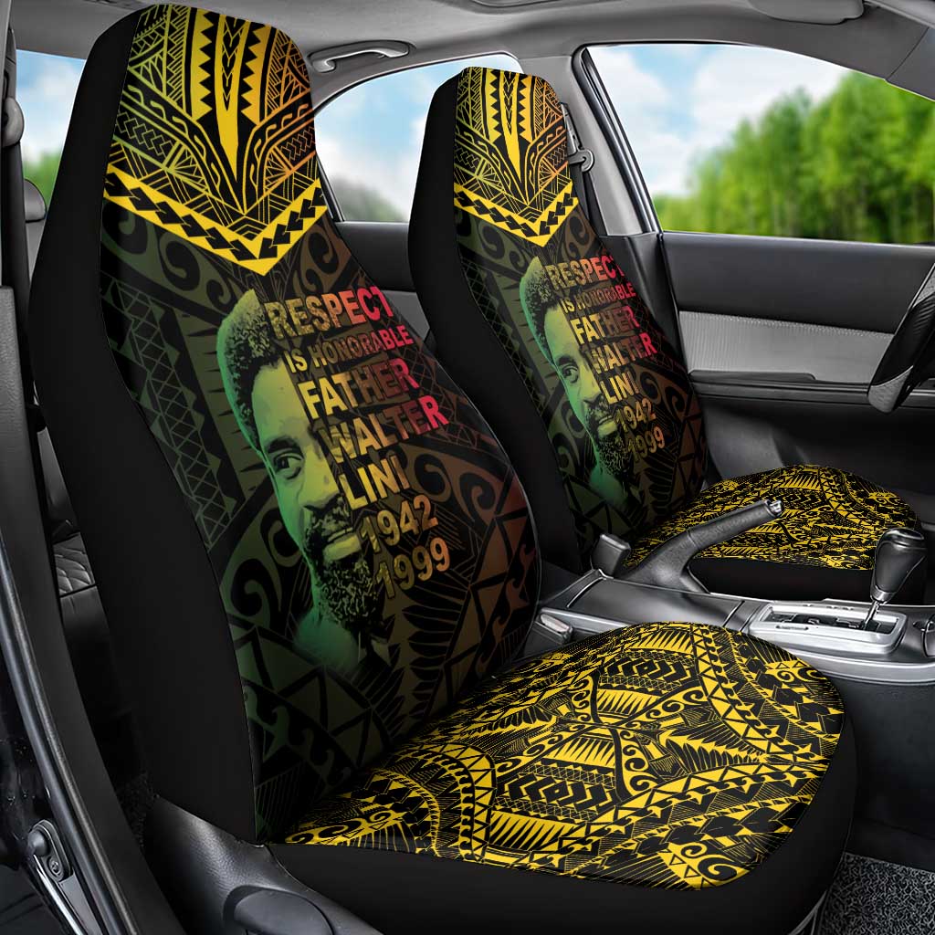 Happy Vanuatu Father Lini Day Car Seat Cover LT05 - Polynesian Pride
