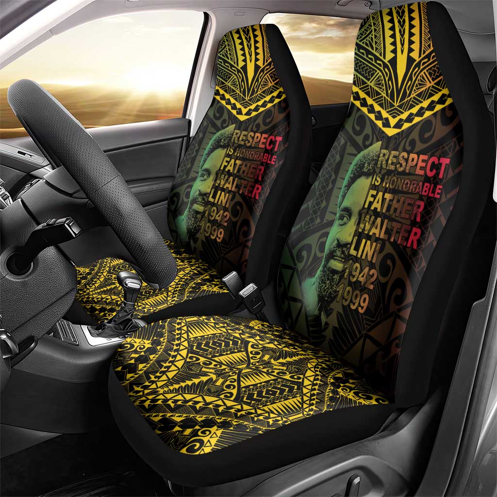 Happy Vanuatu Father Lini Day Car Seat Cover LT05 - Polynesian Pride