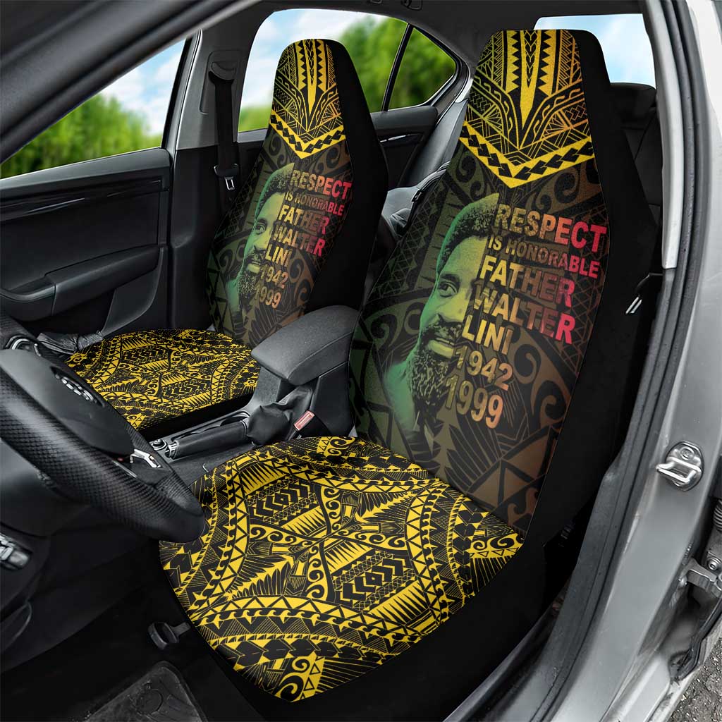 Happy Vanuatu Father Lini Day Car Seat Cover LT05 - Polynesian Pride