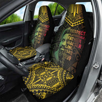 Happy Vanuatu Father Lini Day Car Seat Cover LT05 - Polynesian Pride