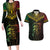 Happy Vanuatu Father Lini Day Couples Matching Long Sleeve Bodycon Dress and Hawaiian Shirt