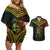 Happy Vanuatu Father Lini Day Couples Matching Off Shoulder Short Dress and Hawaiian Shirt