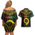 Happy Vanuatu Father Lini Day Couples Matching Off Shoulder Short Dress and Hawaiian Shirt