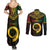 Happy Vanuatu Father Lini Day Couples Matching Summer Maxi Dress and Long Sleeve Button Shirt