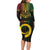 Happy Vanuatu Father Lini Day Family Matching Long Sleeve Bodycon Dress and Hawaiian Shirt