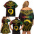 Happy Vanuatu Father Lini Day Family Matching Off Shoulder Short Dress and Hawaiian Shirt