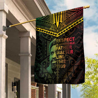 Happy Vanuatu Father Lini Day Garden Flag LT05 House Flag Black - Polynesian Pride
