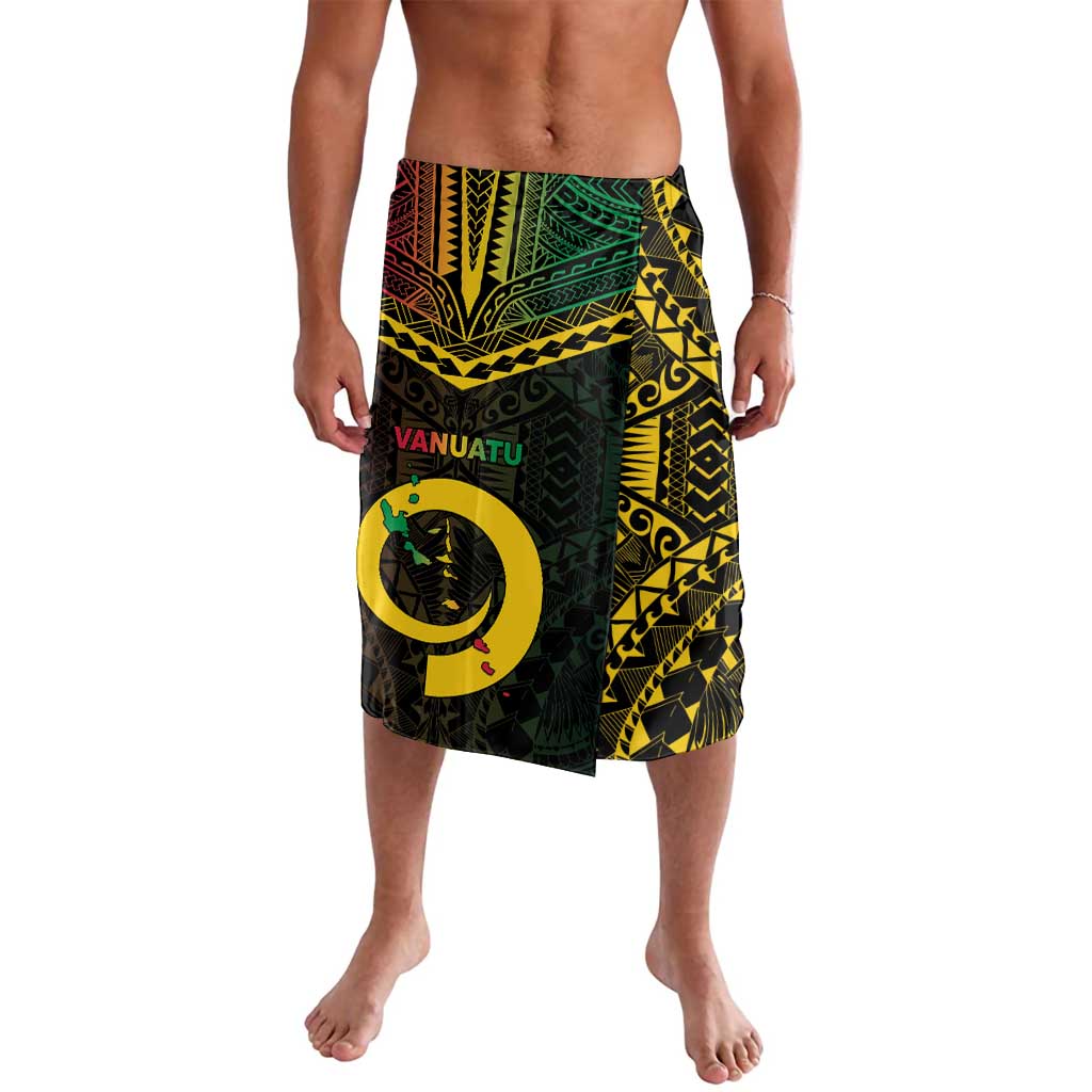 Happy Vanuatu Father Lini Day Lavalava LT05 Black - Polynesian Pride