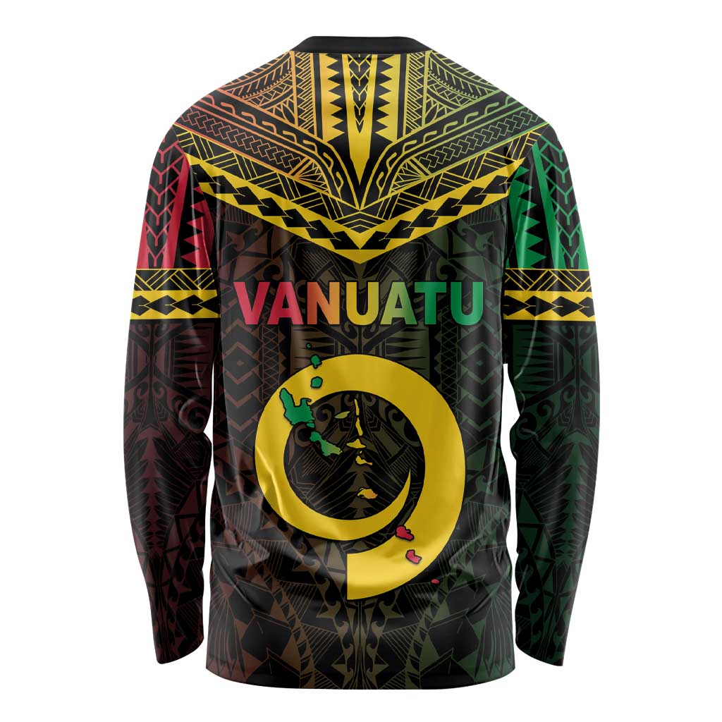 Happy Vanuatu Father Lini Day Long Sleeve Shirt LT05 - Polynesian Pride