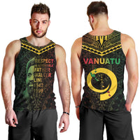 Happy Vanuatu Father Lini Day Men Tank Top LT05 - Polynesian Pride