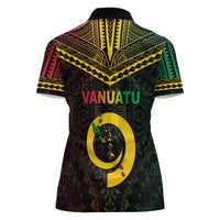 Happy Vanuatu Father Lini Day Women Polo Shirt LT05 - Polynesian Pride