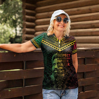 Happy Vanuatu Father Lini Day Women Polo Shirt LT05 - Polynesian Pride