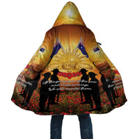 ANZAC Day Cloak Remembrance Tribute Soldiers And Poppy Field LT05 Unisex Orange - Polynesian Pride