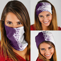 Hawaii Hibiscus Flowers Neck Gaiter Purple Polynesian Pattern LT05 - Polynesian Pride