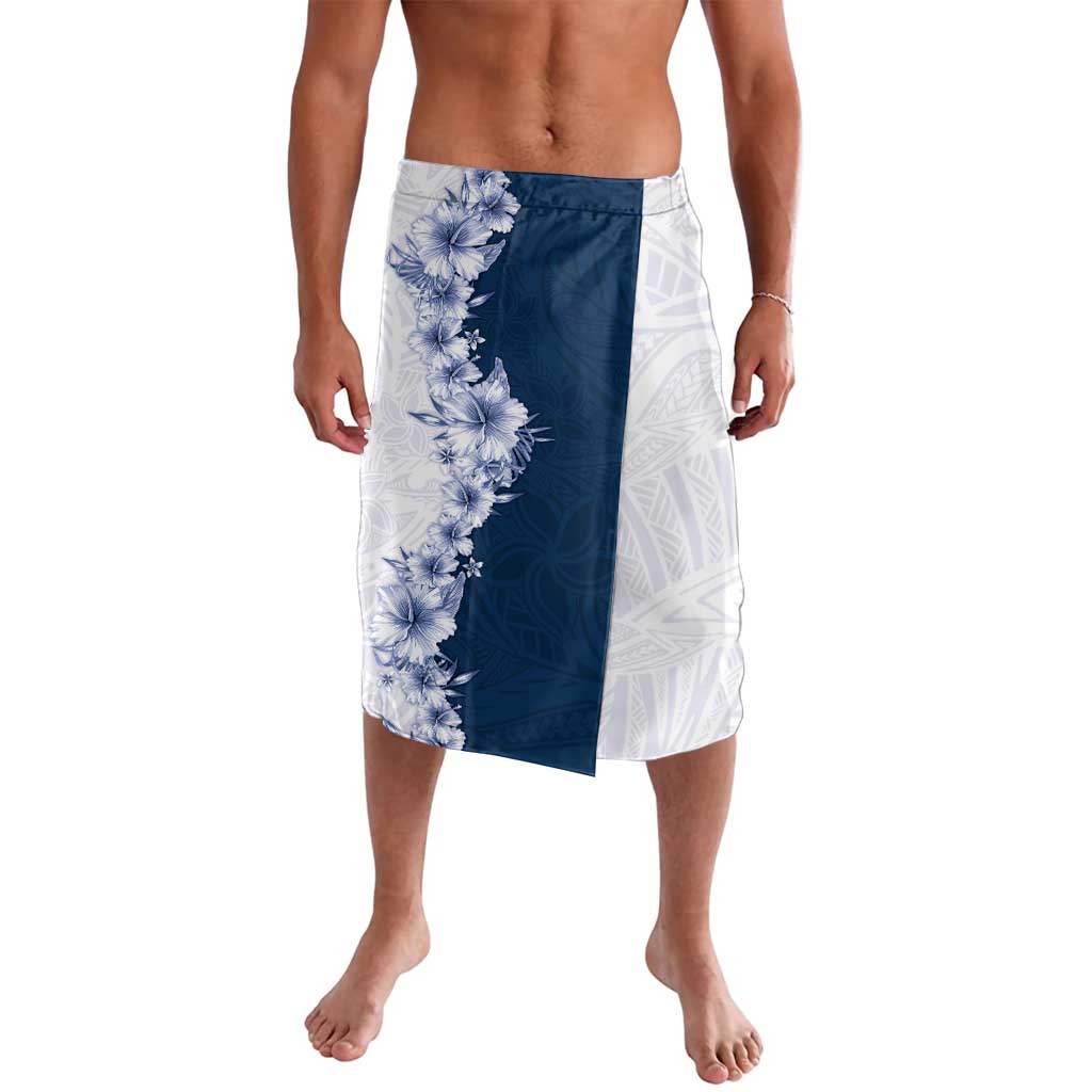 Hawaii Hibiscus Flowers Lavalava Blue Polynesian Pattern LT05 Blue - Polynesian Pride