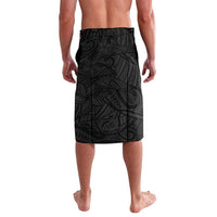 Hawaii Tropical Flowers Lavalava Black Polynesian Tattoo Art LT05 - Polynesian Pride