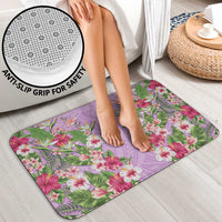 Hawaii Tropical Flowers Bathroom Set Lavender Polynesian Tattoo Art LT05 - Polynesian Pride