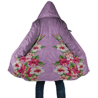Hawaii Tropical Flowers Cloak Lavender Polynesian Tattoo Art LT05 Unisex Lavender - Polynesian Pride