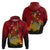 Personalized Papua New Guinea Hoodie Bird Of Paradise Hibiscus With Motuan Pattern LT05 - Polynesian Pride