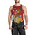 Personalized Papua New Guinea Men Tank Top Bird Of Paradise Hibiscus With Motuan Pattern LT05 - Polynesian Pride