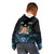 Personalised Happy Fiji Day 1970 Kid Hoodie Flag Grunge Style