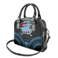 Happy Fiji Day 1970 Shoulder Handbag Flag Grunge Style LT05 - Polynesian Pride