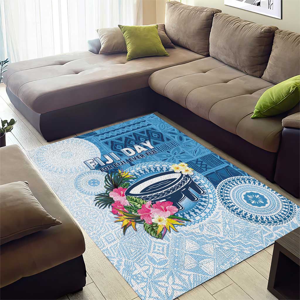 Fiji Day Area Rug Proud To Be Fijian LT05 - Polynesian Pride