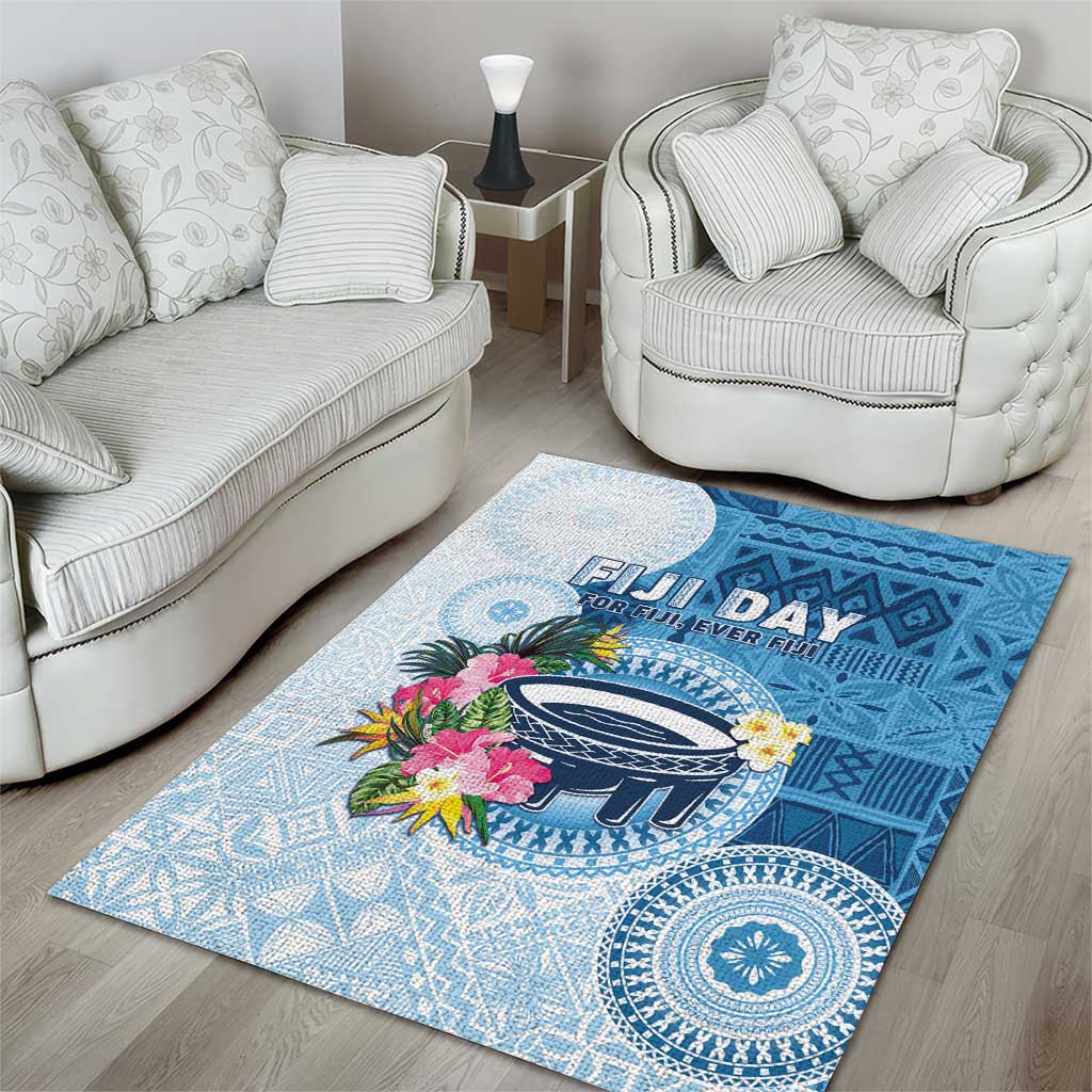 Fiji Day Area Rug Proud To Be Fijian LT05 - Polynesian Pride