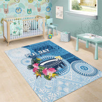 Fiji Day Area Rug Proud To Be Fijian LT05 - Polynesian Pride