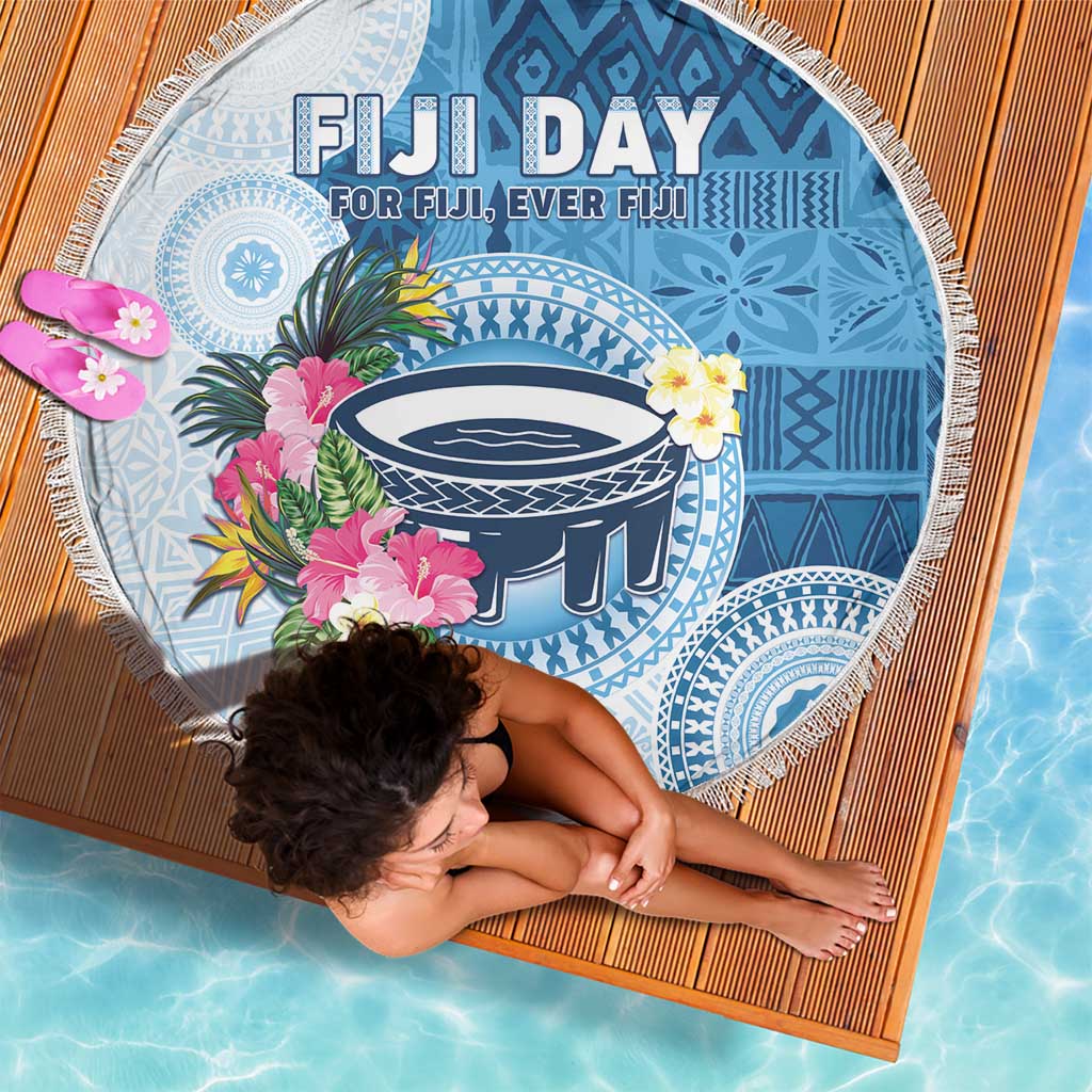 Fiji Day Beach Blanket Proud To Be Fijian LT05 - Polynesian Pride