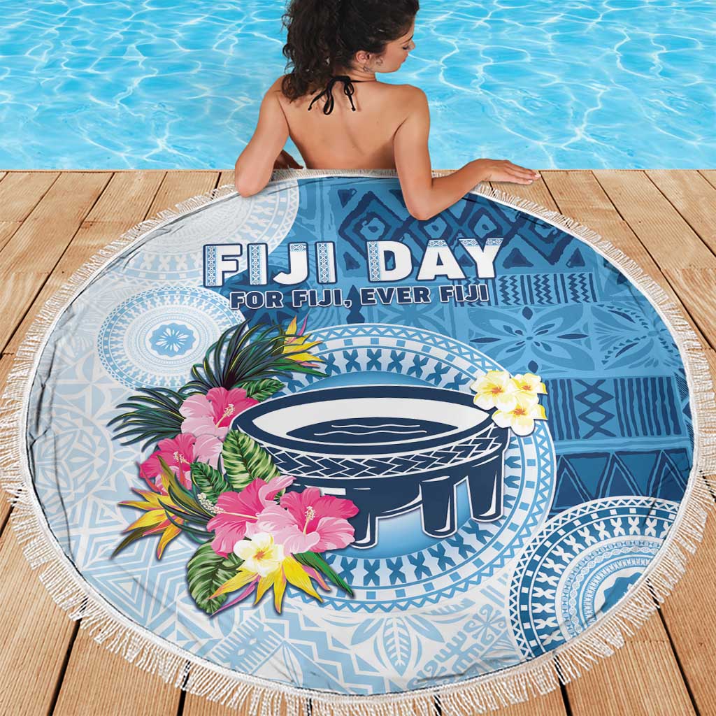 Fiji Day Beach Blanket Proud To Be Fijian LT05 - Polynesian Pride