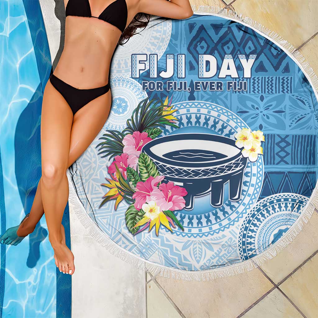 Fiji Day Beach Blanket Proud To Be Fijian LT05 - Polynesian Pride