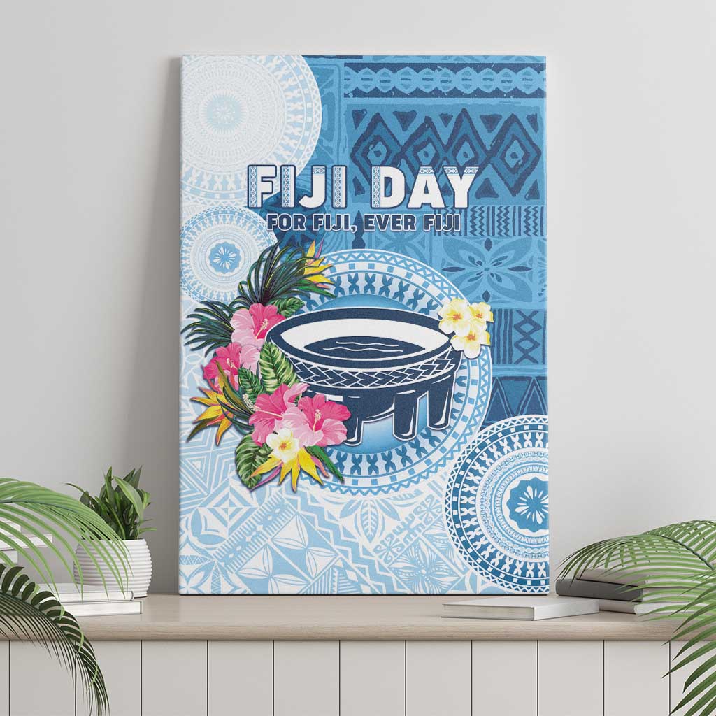Fiji Day Canvas Wall Art Proud To Be Fijian LT05 - Polynesian Pride