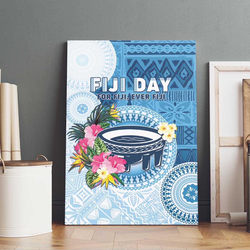 Fiji Day Canvas Wall Art Proud To Be Fijian LT05 - Polynesian Pride